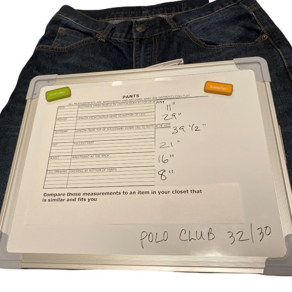 (32) POLO Jeans Men's Size 32/30 Like New Beverly Hills Polo Club Denim - Picture 6 of 8